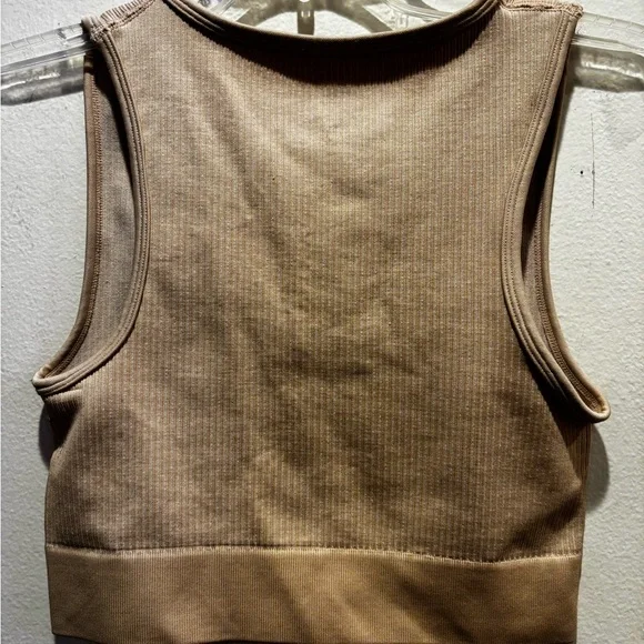 Offline Beige Ribbed Top - Picture 3 of 3